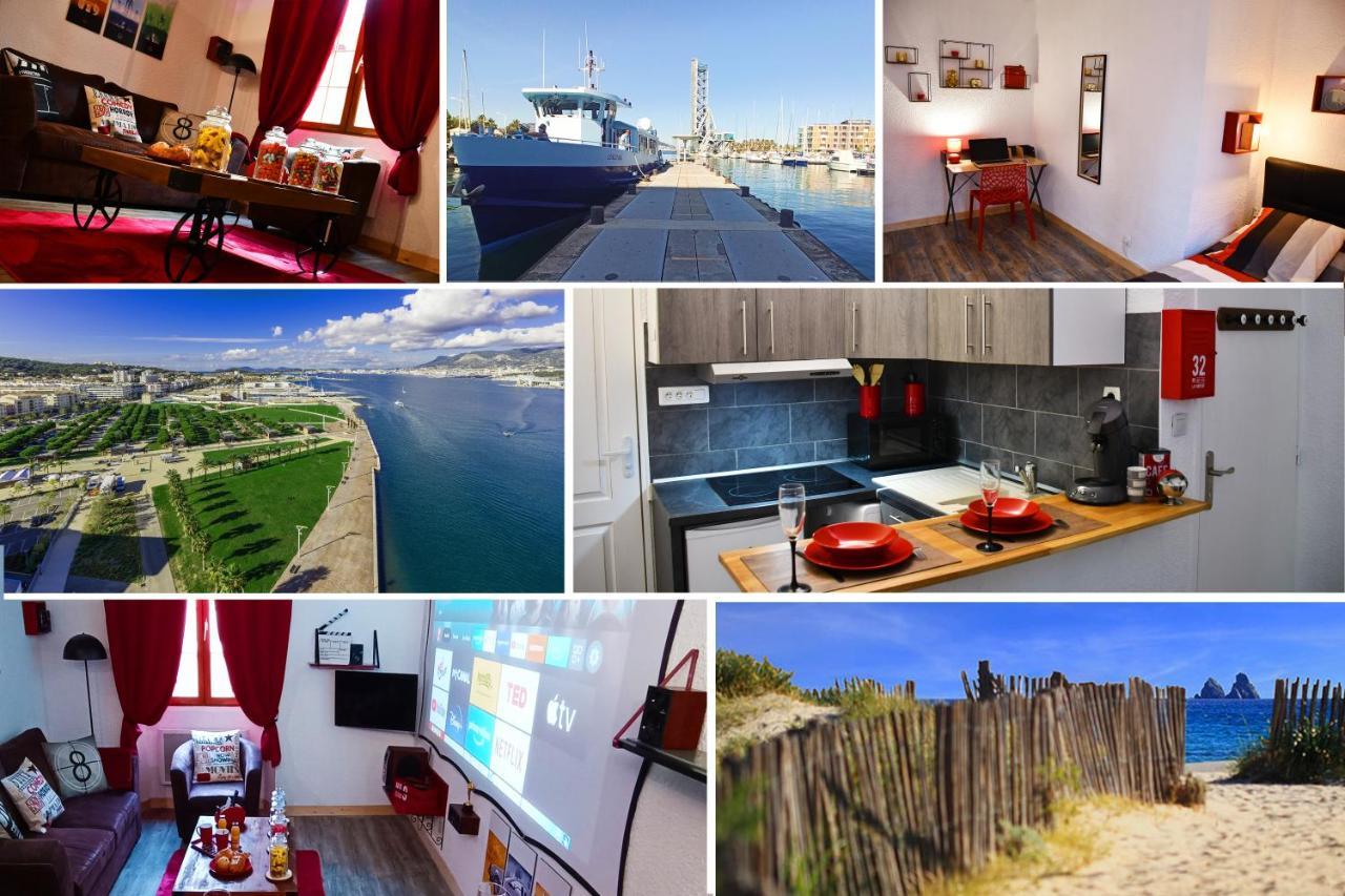 לה סיין סור-מר L'Aparte H24,Cosy,Port,Plage,Wifi,Netflix מראה חיצוני תמונה